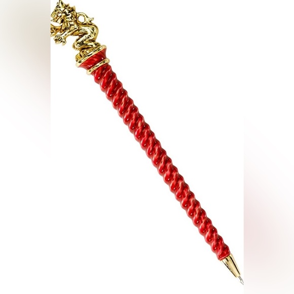 The Noble Collection Harry Potter - Hogwarts™ House Pen- Gryffindor™ 24K NEW NIB - Picture 1 of 4